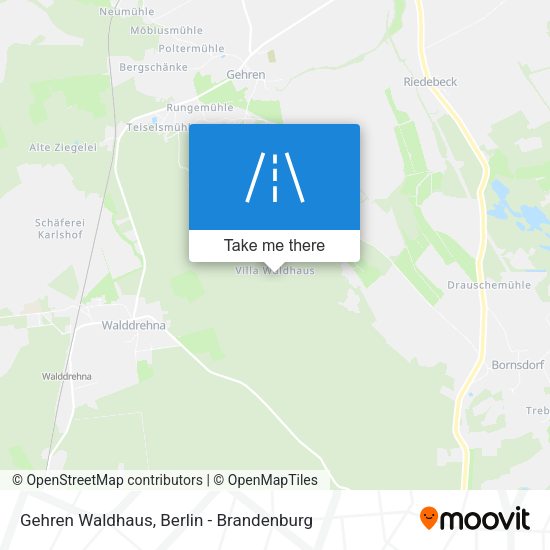 Gehren Waldhaus map