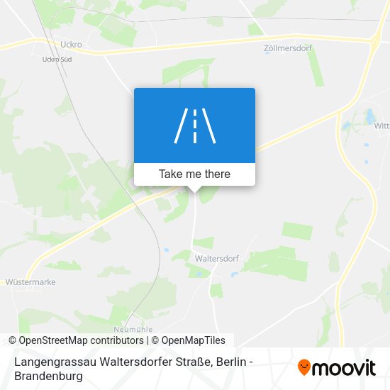 Langengrassau Waltersdorfer Straße map