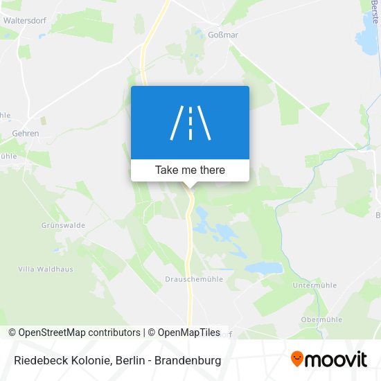 Riedebeck Kolonie map