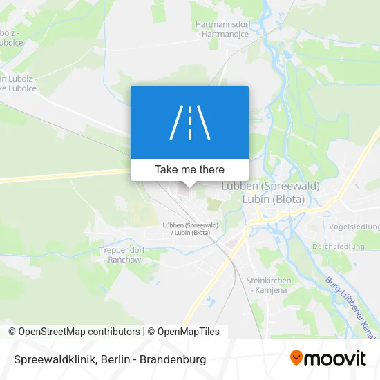 Карта Spreewaldklinik