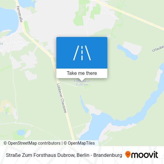 Straße Zum Forsthaus Dubrow map