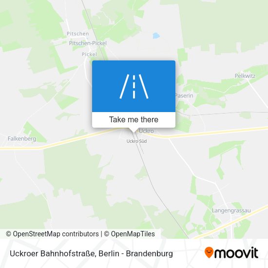 Uckroer Bahnhofstraße map