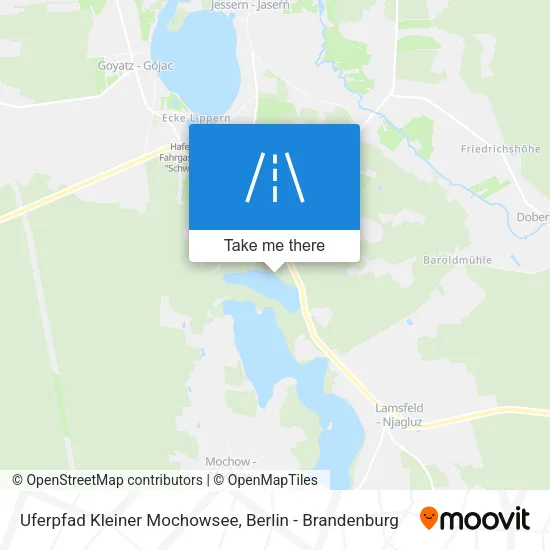 Карта Uferpfad Kleiner Mochowsee