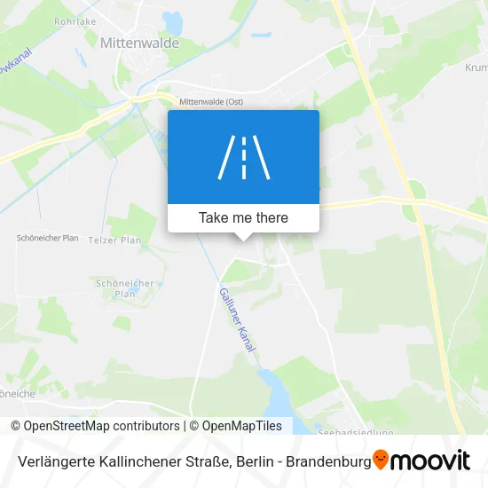 Карта Verlängerte Kallinchener Straße