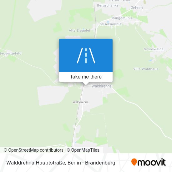 Walddrehna Hauptstraße map