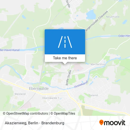 Карта Akazienweg