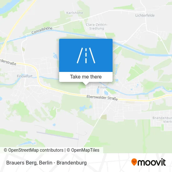 Brauers Berg map