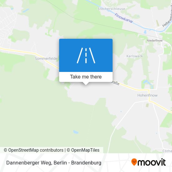 Dannenberger Weg map