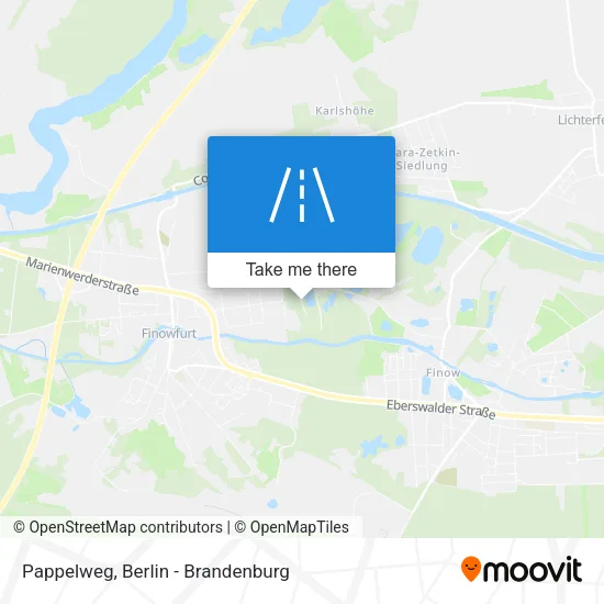 Карта Pappelweg