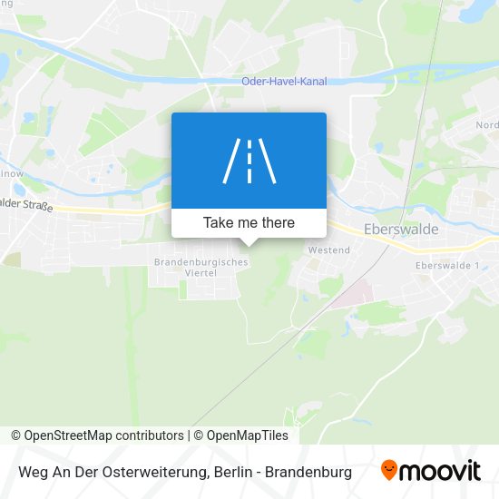 Weg An Der Osterweiterung map