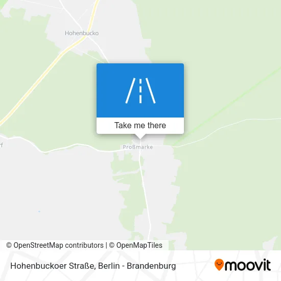 Карта Hohenbuckoer Straße
