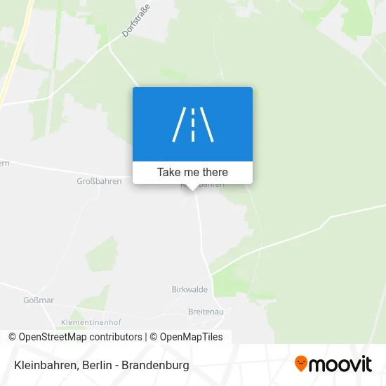 Kleinbahren map