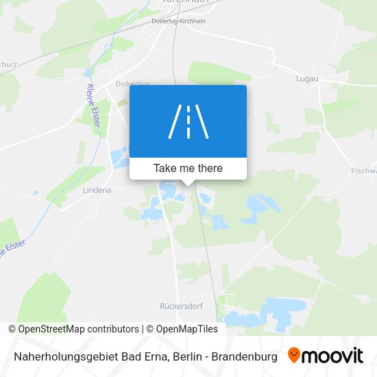 Naherholungsgebiet Bad Erna map