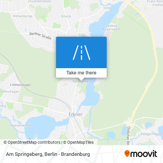 Am Springeberg map
