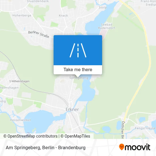 Am Springeberg map