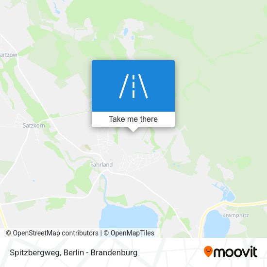 Spitzbergweg map