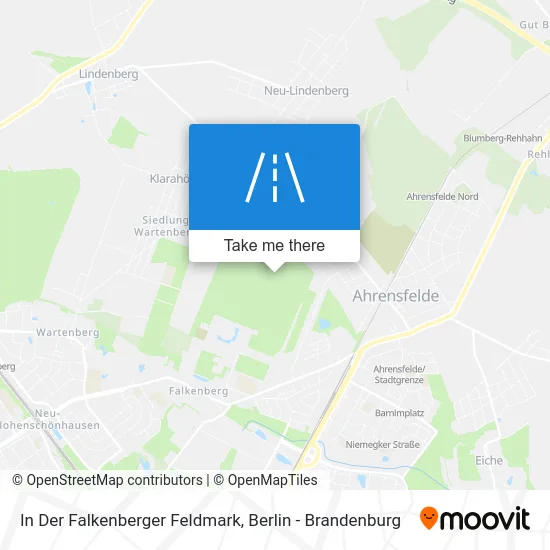 In Der Falkenberger Feldmark map