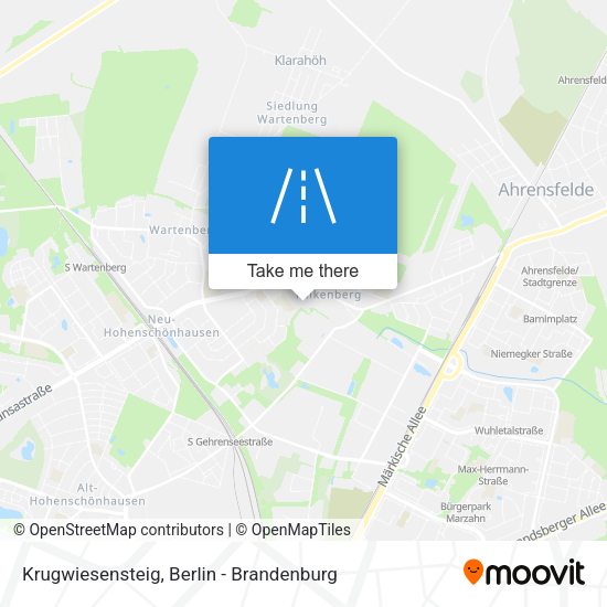 Krugwiesensteig map