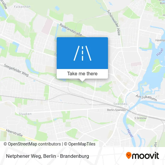 Карта Netphener Weg