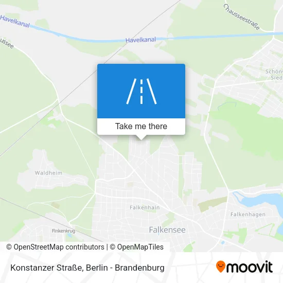 Карта Konstanzer Straße