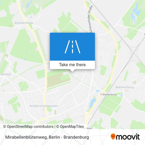 Mirabellenblütenweg map