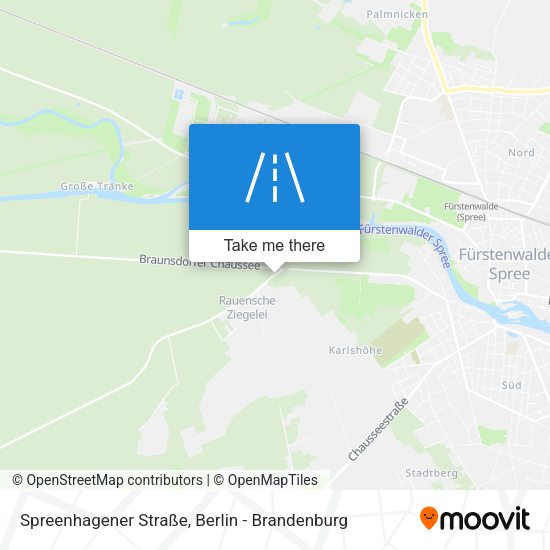 Spreenhagener Straße map