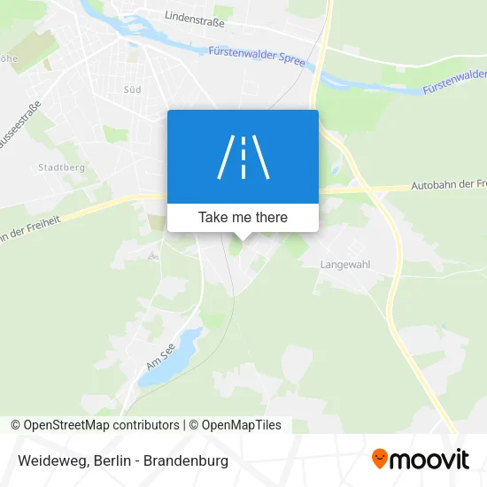 Карта Weideweg