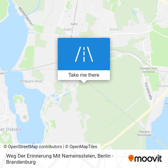 Weg Der Erinnerung Mit Namensstelen map