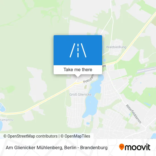 Карта Am Glienicker Mühlenberg