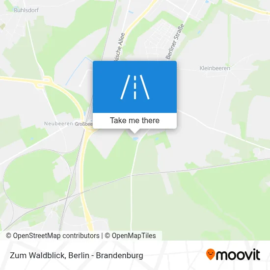 Zum Waldblick map