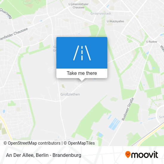 An Der Allee map