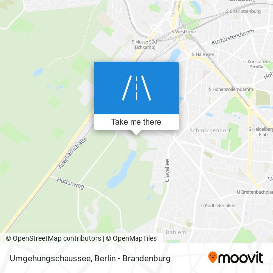 Umgehungschaussee map