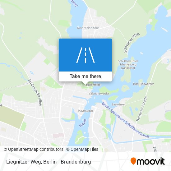 Liegnitzer Weg map