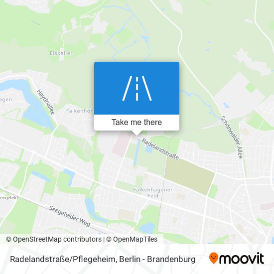 Radelandstraße/Pflegeheim map