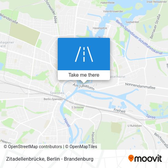 Zitadellenbrücke map