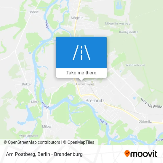 Карта Am Postberg