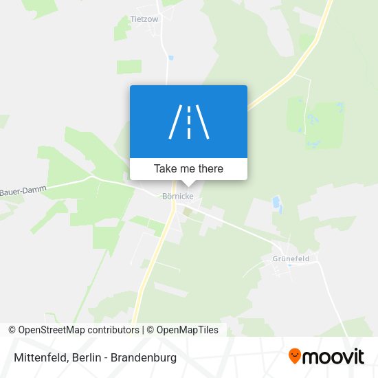 Mittenfeld map