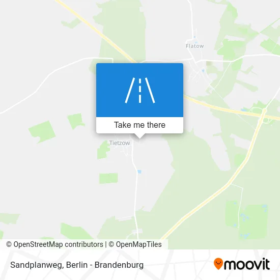 Sandplanweg map