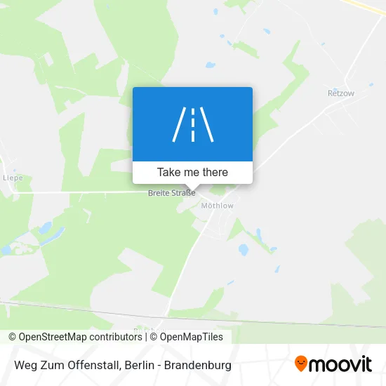 Карта Weg Zum Offenstall