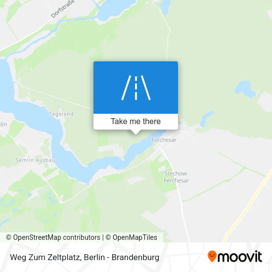 Карта Weg Zum Zeltplatz