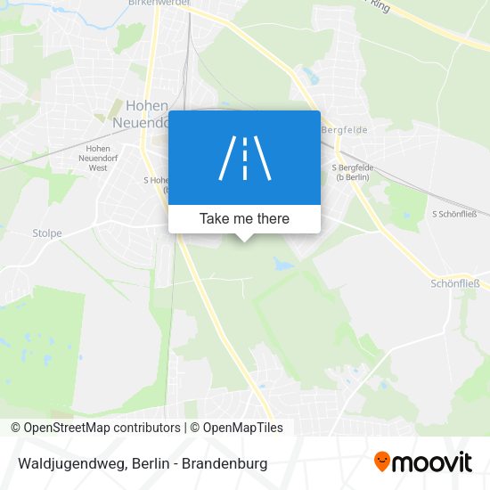 Waldjugendweg map
