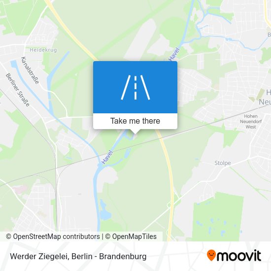 Werder Ziegelei map