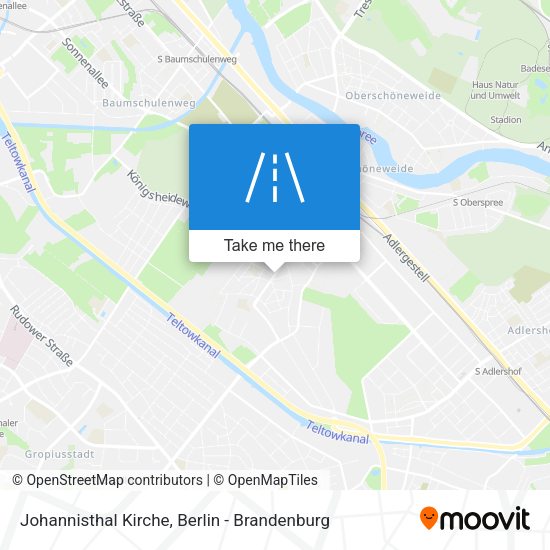 Johannisthal Kirche map