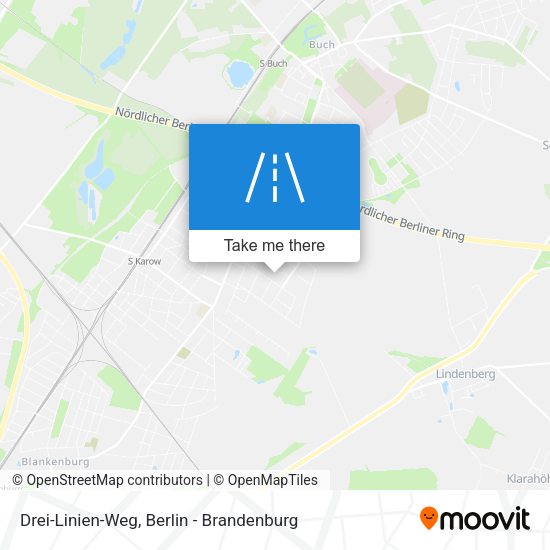 Drei-Linien-Weg map