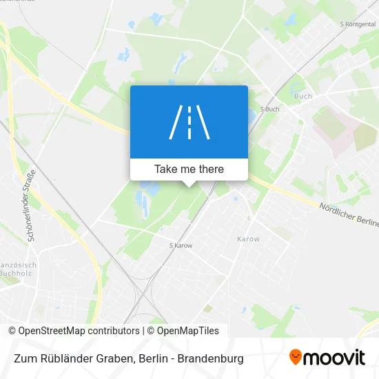 Карта Zum Rübländer Graben