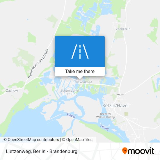 Lietzenweg map
