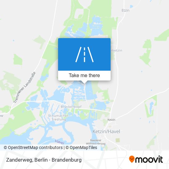Zanderweg map