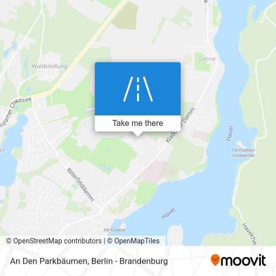 An Den Parkbäumen map