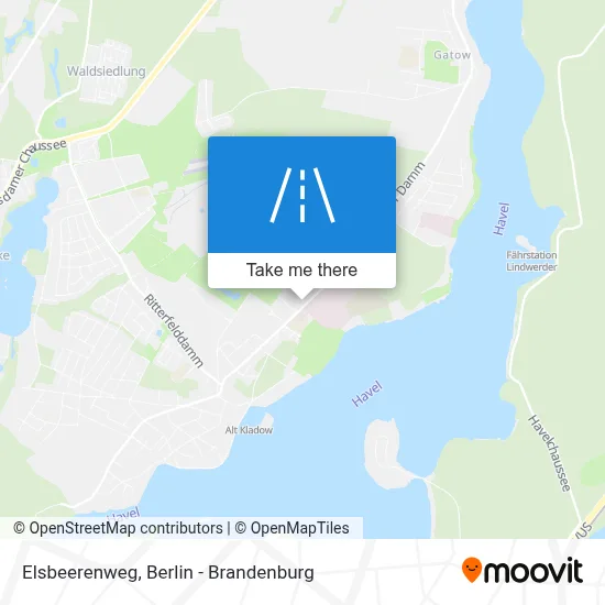 Elsbeerenweg map
