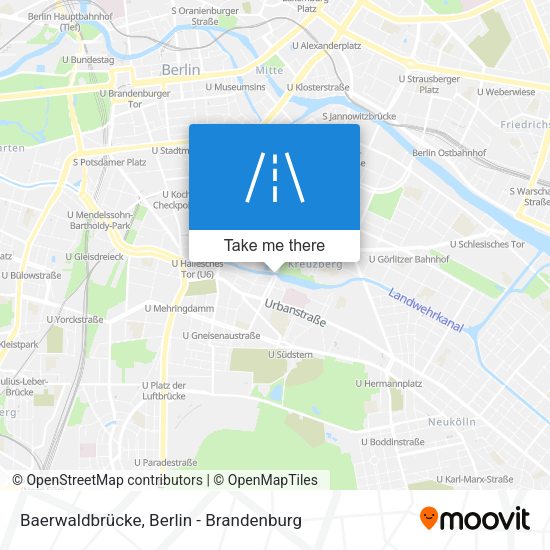 Baerwaldbrücke map